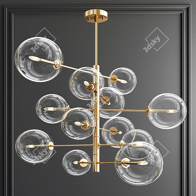 1. Blown Glass 6-Arm Chandelier Collection
2. Tim Blown Glass Pendant Lamp Collection
3. Chandelier 3D model image 2