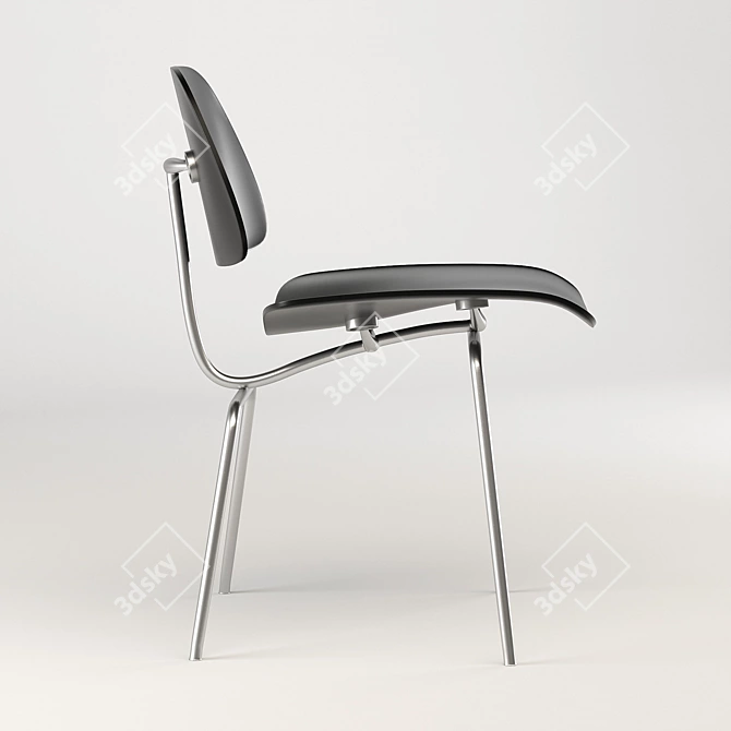 Revamped Eames DCM Chair 3D model image 3