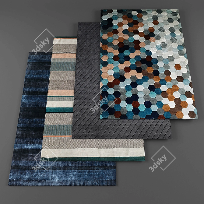 Modern Chic Bo Concept Rugs 3D model image 1