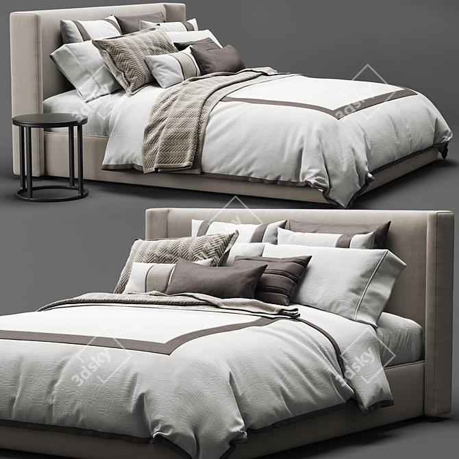 RH Lawson Bed - Stylish and Elegant Furniture 3D model image 1