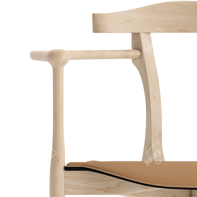 Barcelona Design Gaulino Chair: Stylish, Compact, Comfortable 3D model image 4