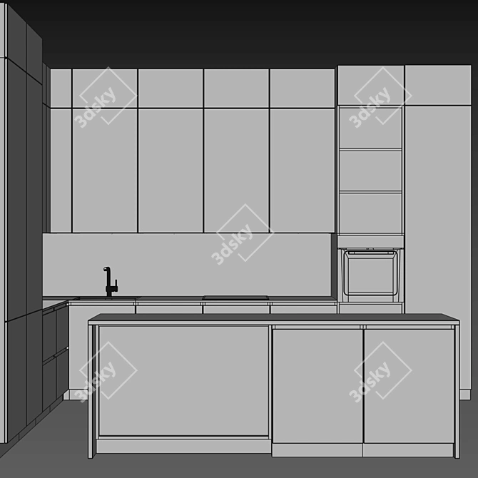 9-Piece Kitchen Essentials Set 3D model image 5