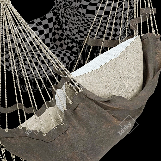 Swing Lounger: Dark & Light Color Options 3D model image 3