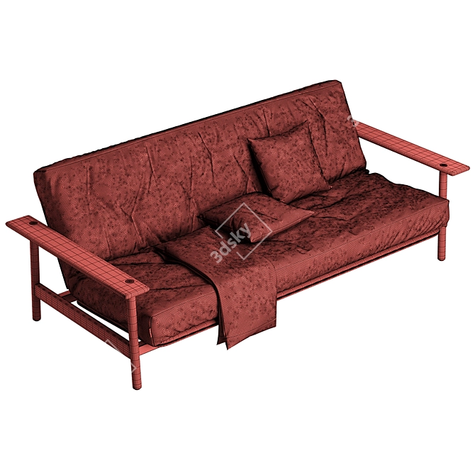 Balder Sofa: Comfort and Style Combined 3D model image 5