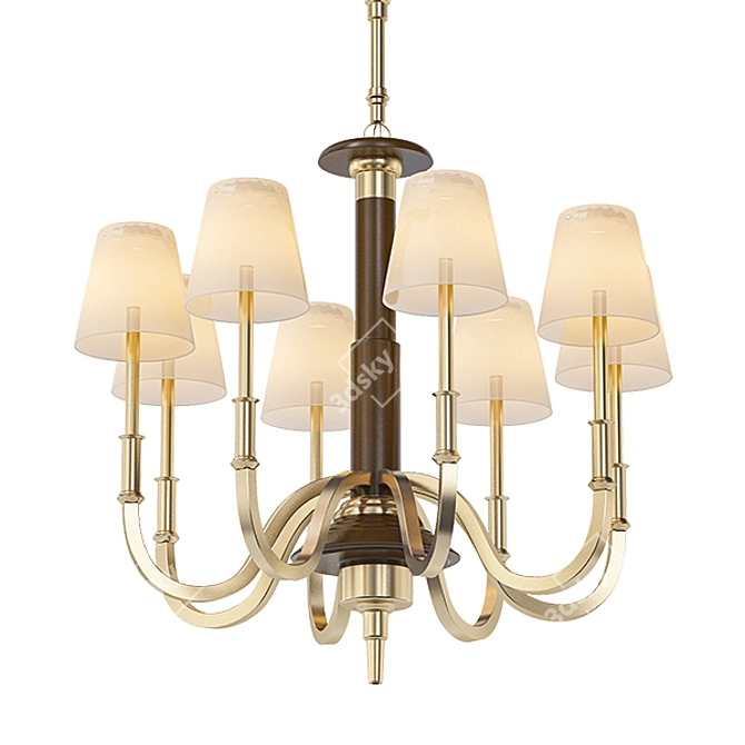 Modern Chandeliers Collection 3D model image 4