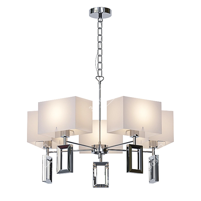 Modern Chandelier Collection: Set of 6 3D model image 3