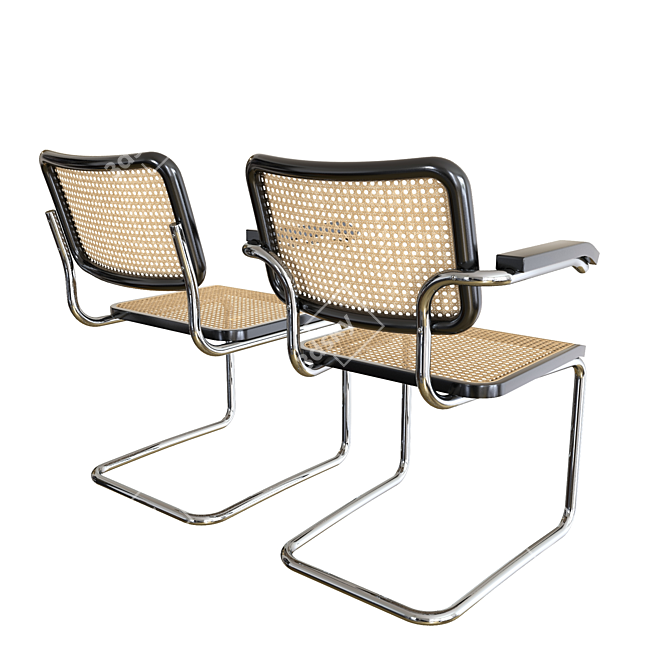 Modern Knoll Cesca Chair 3D model image 3