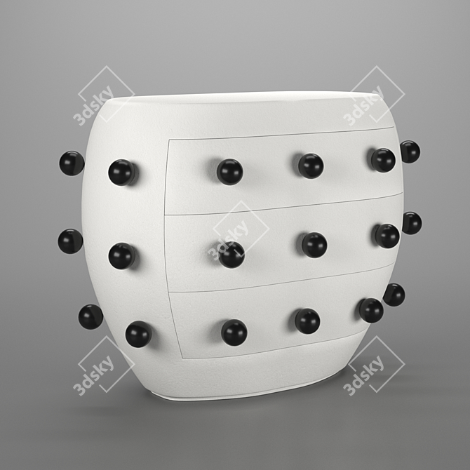 Kelly Wearstler POP Commode: Sleek and Stylish 3D model image 3