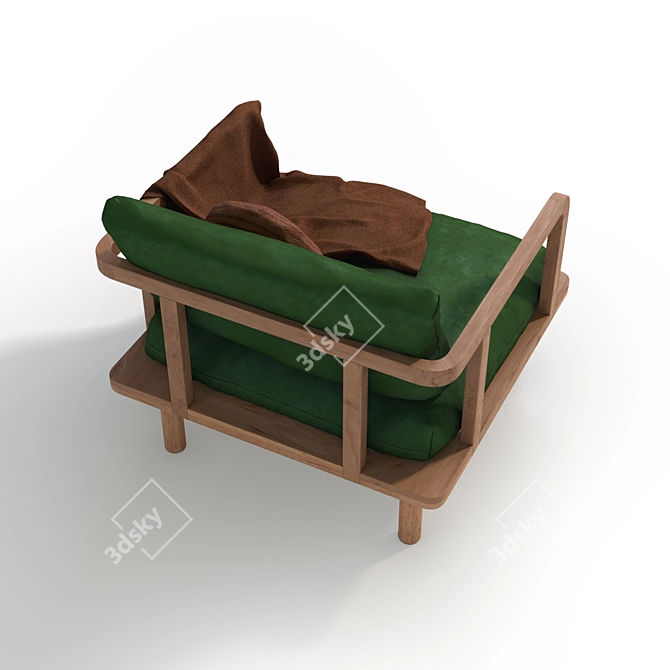 Ethnic Dreamer Armchair by Pop & Scott 3D model image 4