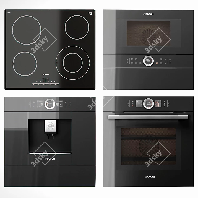 S8 Built-In Appliances by Bosch 3D model image 1