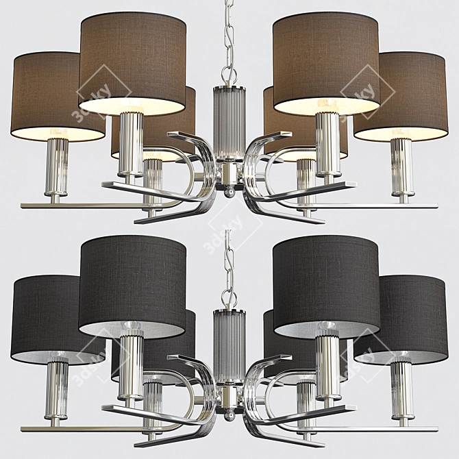 Ignitus 2599-6P Pendant Chandelier 3D model image 1