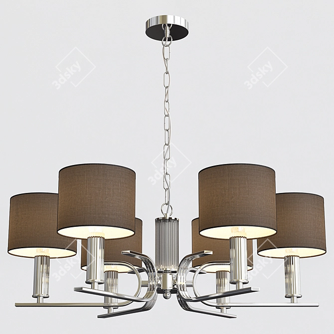 Ignitus 2599-6P Pendant Chandelier 3D model image 2