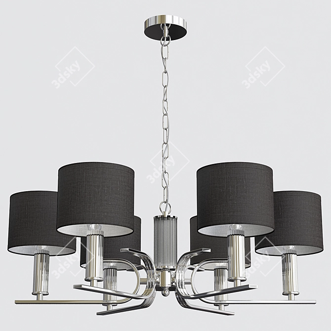 Ignitus 2599-6P Pendant Chandelier 3D model image 3