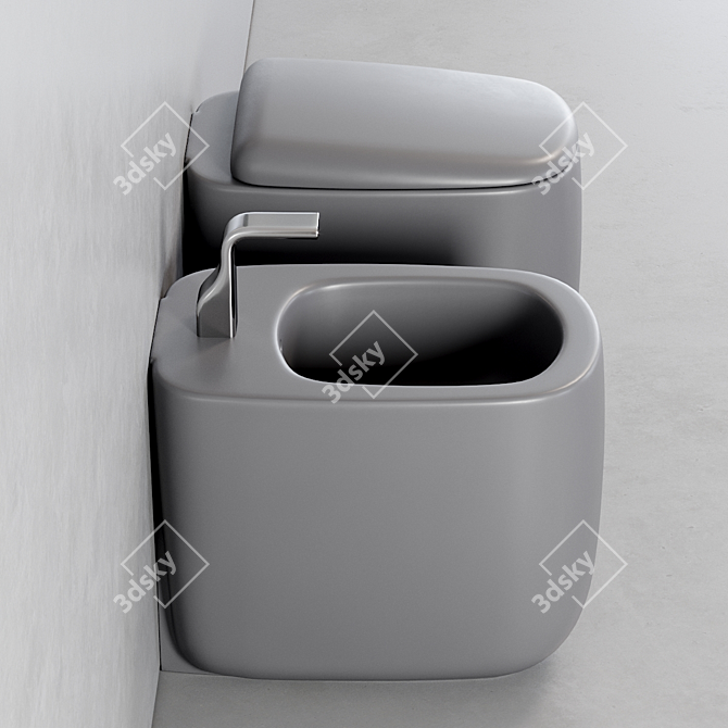 Ceramica Flaminia Mono WC Set 3D model image 2