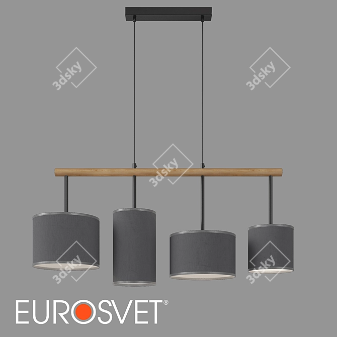 Deva Graphite Pendant - Modern & Stylish Lighting 3D model image 1