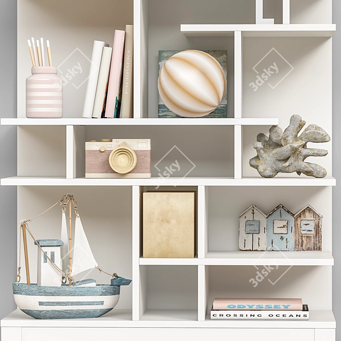 Coastal Adventure Toy and Furniture Set 3D model image 3