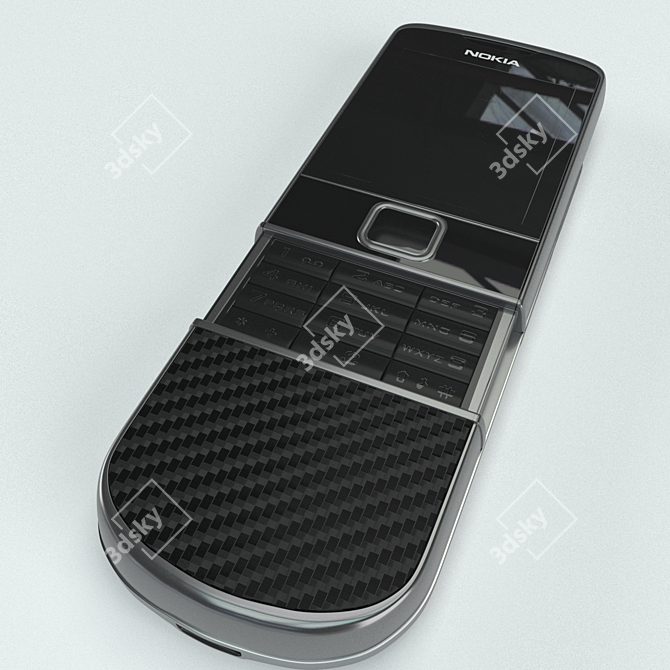 Sleek Nokia Carbon Edition 3D model image 3