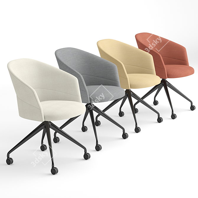 Stylish Copa Office Chair 3D model image 1