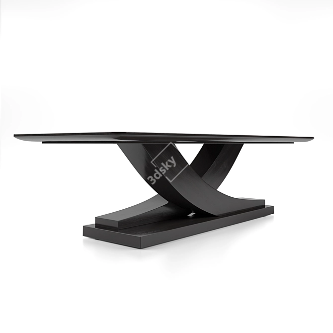 Serra Chris-cross 10-Seater Table 3D model image 4