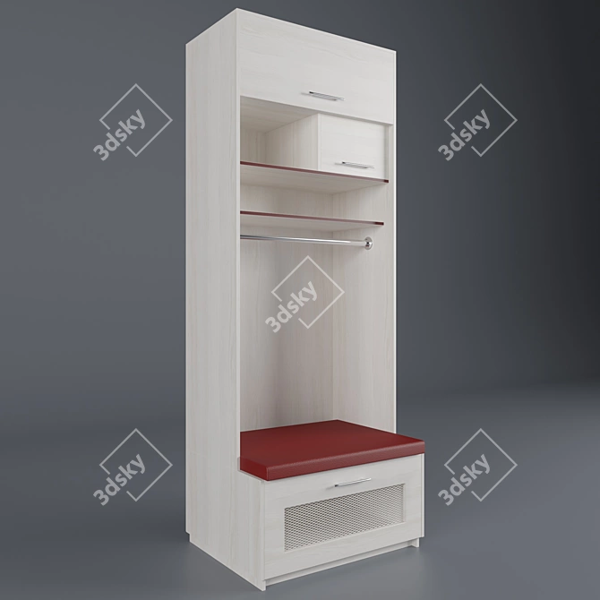 Locker Room Hockey Furniture: Versatile and Stylish 3D model image 9
