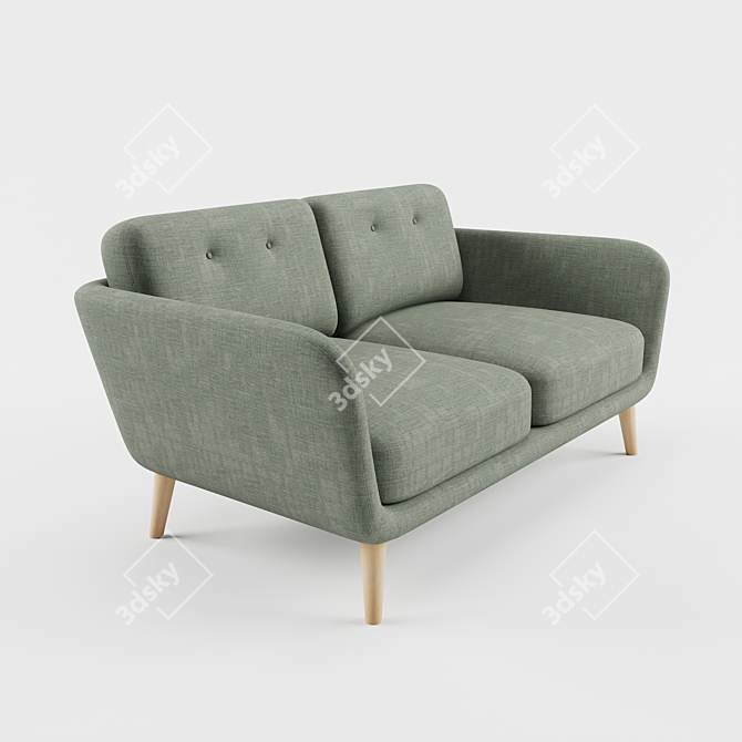 Elegant and Comfortable John Lewis Arlo 3D model image 2