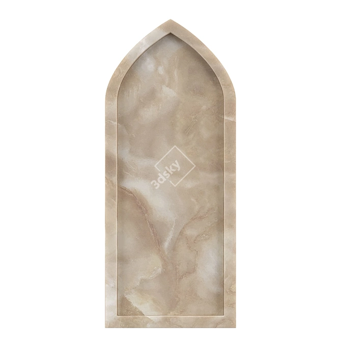 Elegant OM Arch Marble AM140 3D model image 1