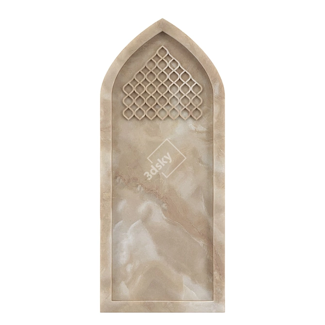 Elegant OM Arch Marble AM142 3D model image 1