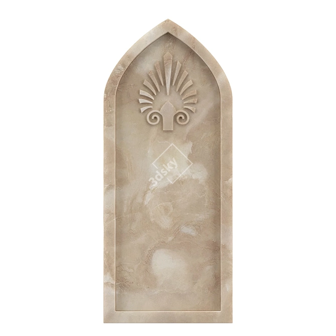 Elegant OM Arch Marble AM148 3D model image 1