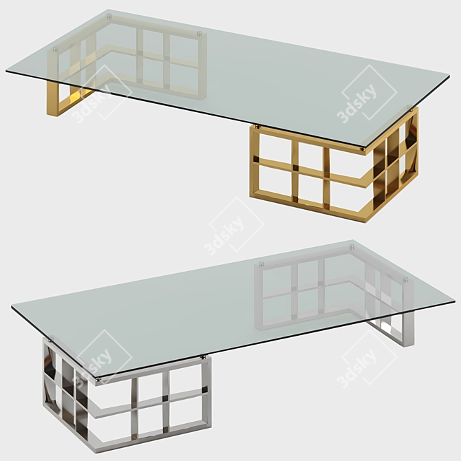 Elegant Ramage Coffee Table 3D model image 2