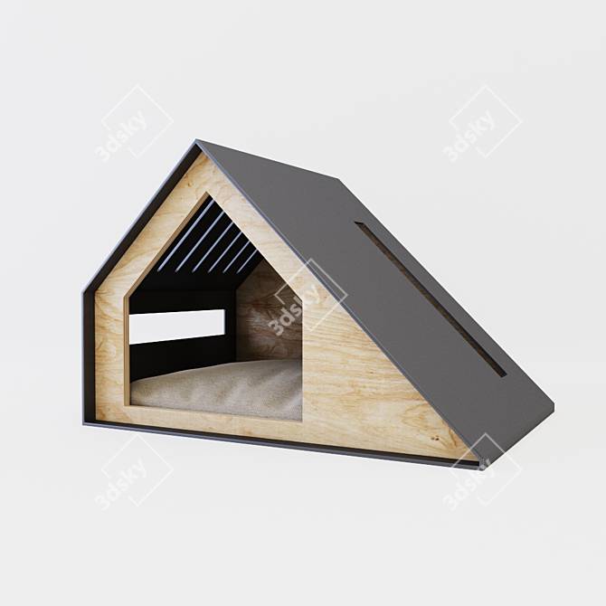 Luxury Deauville Dog House 3D model image 1