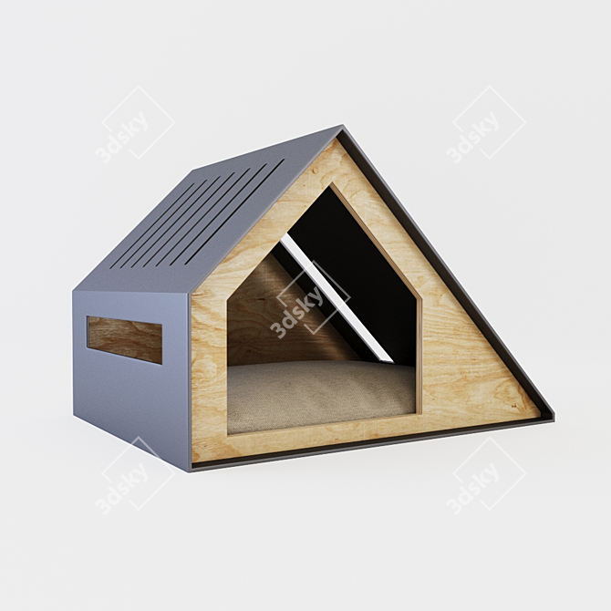 Luxury Deauville Dog House 3D model image 2