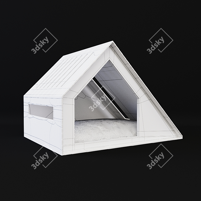 Luxury Deauville Dog House 3D model image 3
