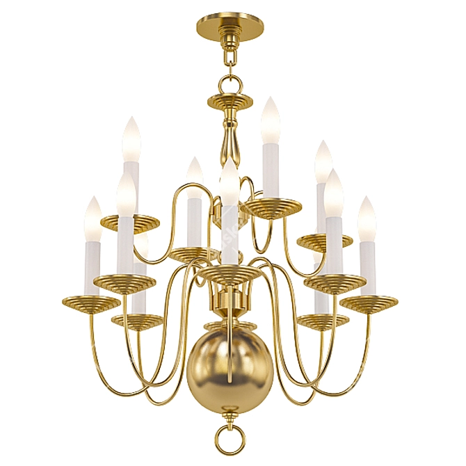 Modern Chandelier Collection 3D model image 4