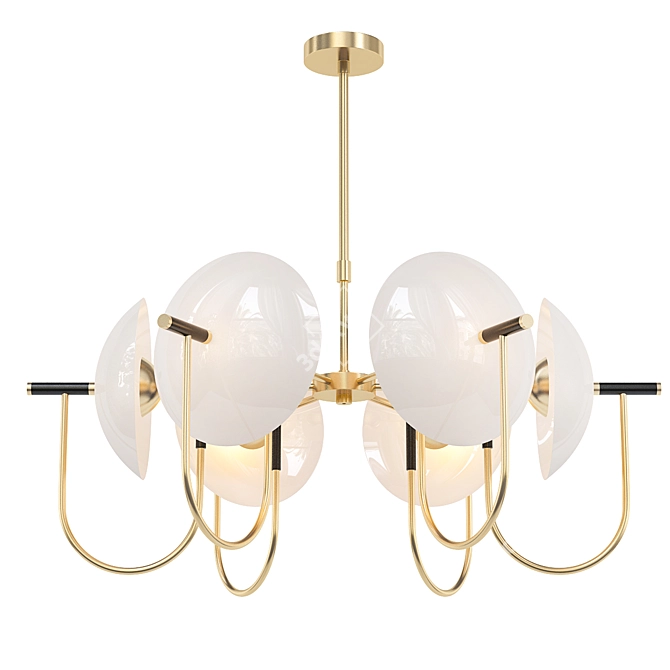 Odeon Granta 4674/6.1 Pendant Chandelier 3D model image 1