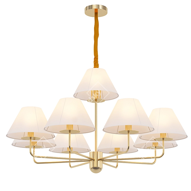 Elegant Towner Pendant Light 3D model image 1