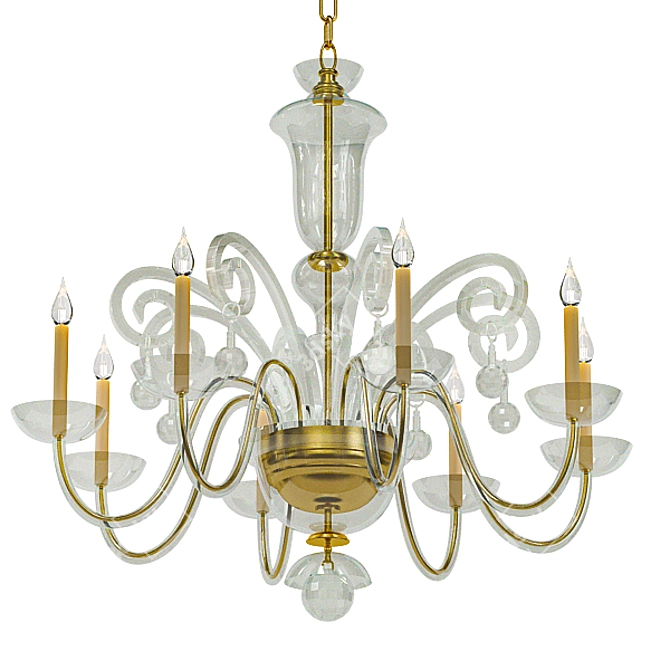 Modern Chandelier Collection 3D model image 3