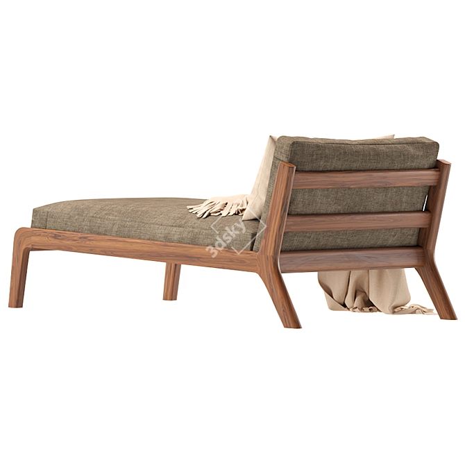 Modern SOVA Deckchair - Ultimate Comfort 3D model image 2