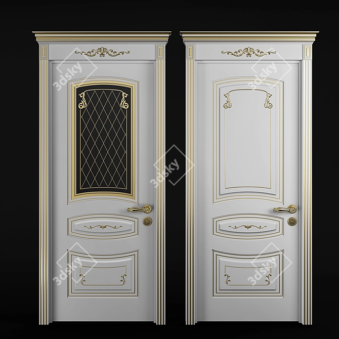 Elegant Sonata Door by Viva 3D model image 2