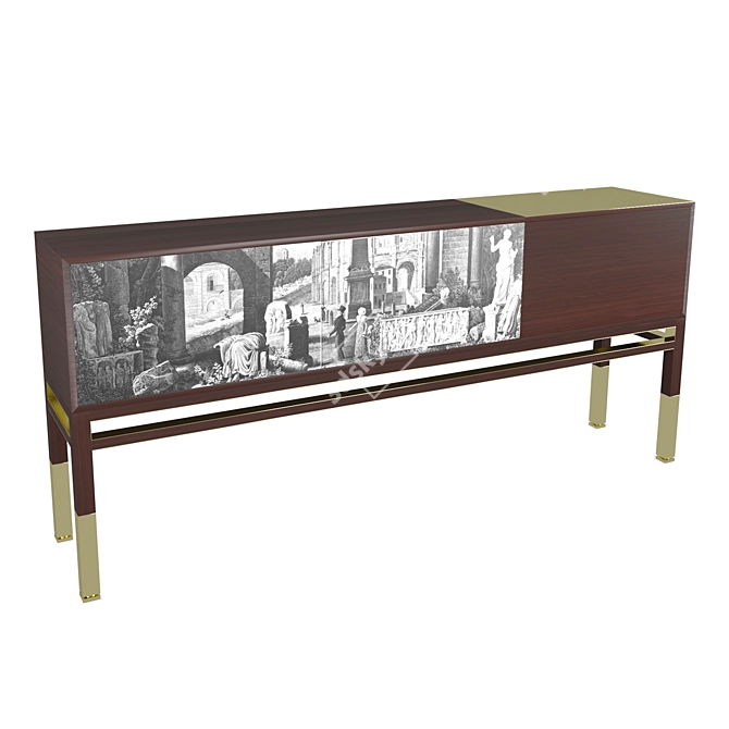 Lacroix Nouveaux Classiques - 3 Door Sideboard 3D model image 1