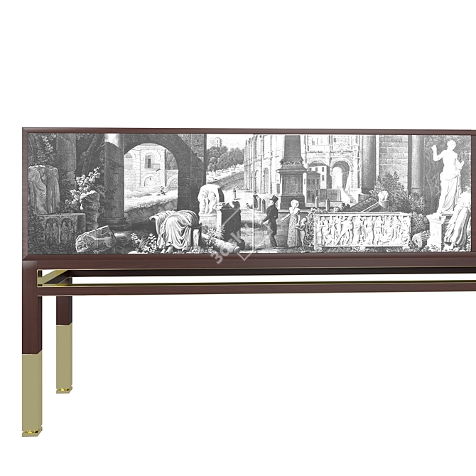 Lacroix Nouveaux Classiques - 3 Door Sideboard 3D model image 3