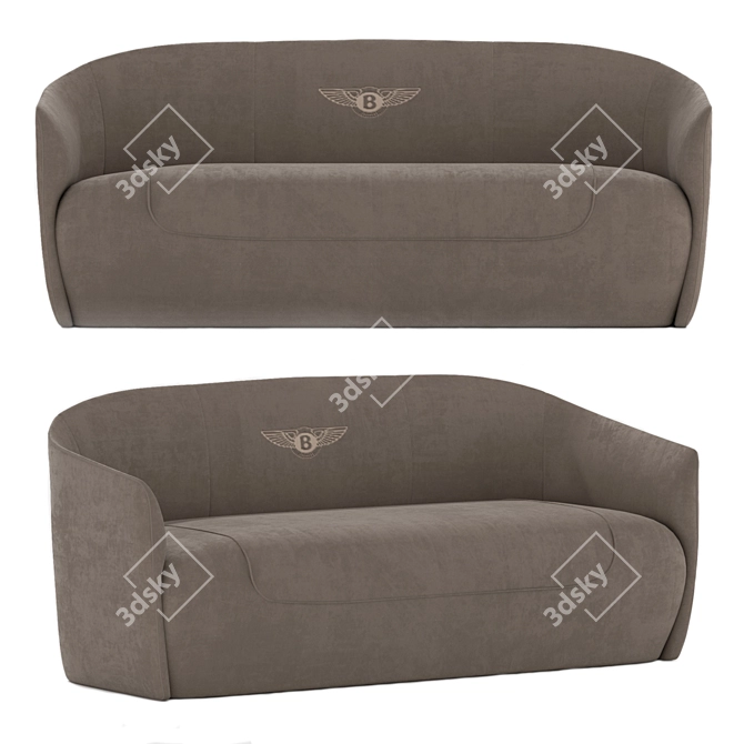  Bentley Home Collection Sofa 3D model image 1