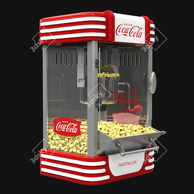 Nostalgia Coca Cola Popcorn Maker 3D model image 2