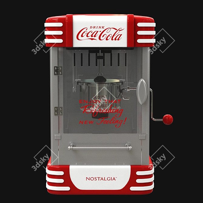 Nostalgia Coca Cola Popcorn Maker 3D model image 4