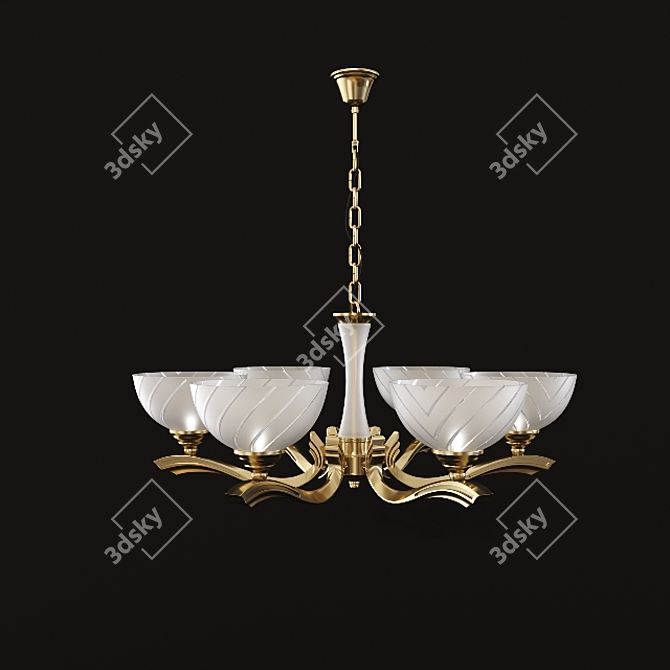 Elegant Classic Chandelier: MW-LIGHT Aphrodite 3D model image 1