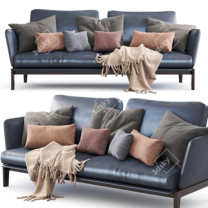 Modern Chelsea Sofa: Molteni & C Edition 3D model image 1