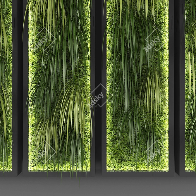 Space-Saving Vertical Garden 3D model image 2