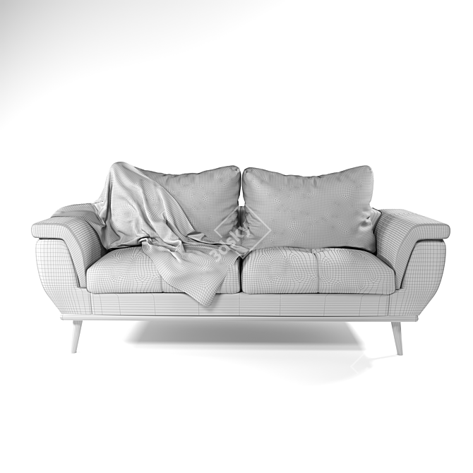 Modern Corona Sofa 3D model image 3