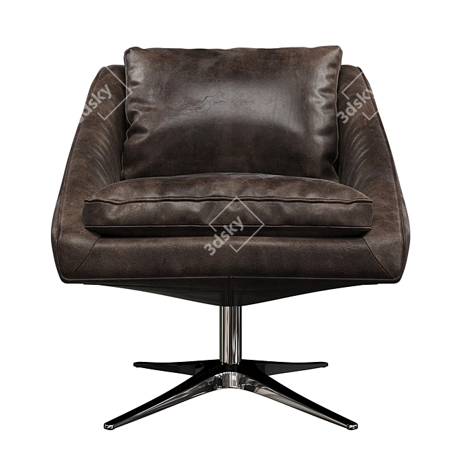 Urban Comfort: Timothy Oulton Armchair 3D model image 2