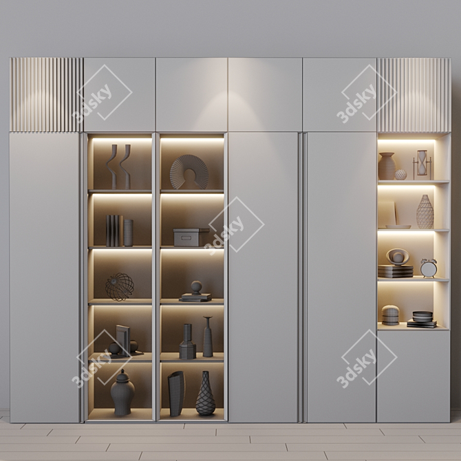 Furniture composition 12 - Modern storage solution for any space.

Modern Furniture Composition 12 - Versatile & Stylish Storage Solution 3D model image 4