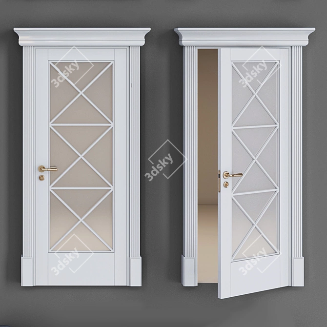 Solo4 Classic Italian Doors 3D model image 4